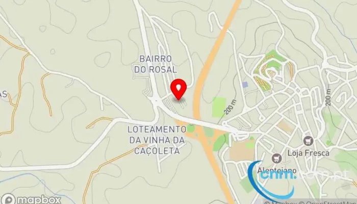 Aldi Ourique -  Mapa - Ourique