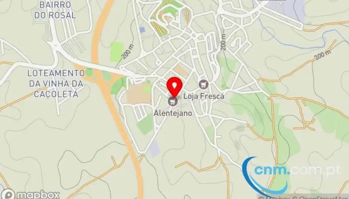 Alentejano Supermercado -  Mapa - Ourique