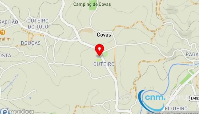 Antigos Correios Covas -  Mapa - Covas