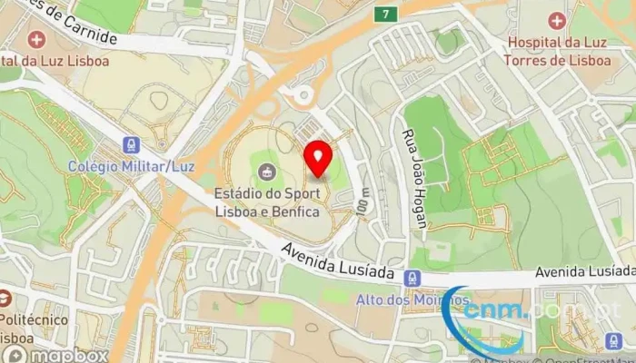 Benfica Official Store Estadio Mapa - Lisboa