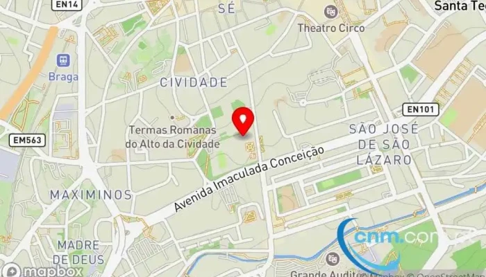 Braga -  Mapa - Braga
