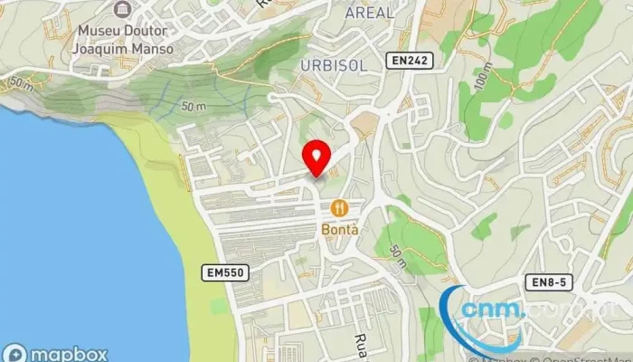 mapa de Bureau de Poste Correios em Nazaré