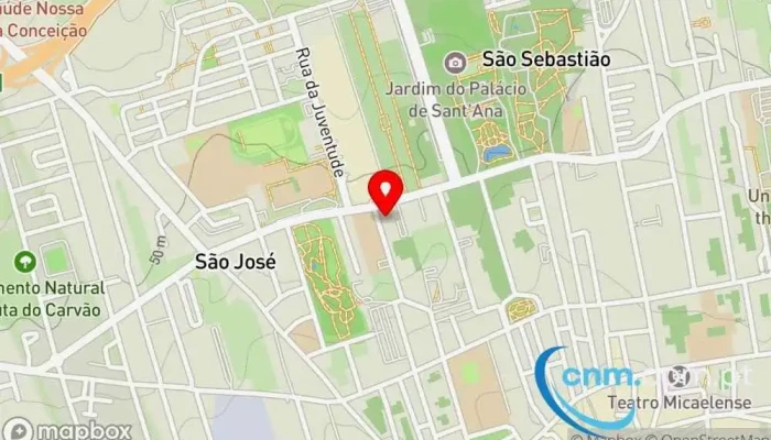 mapa de Cacifo Locky Armários inteligentes para encomendas em Ponta Delgada