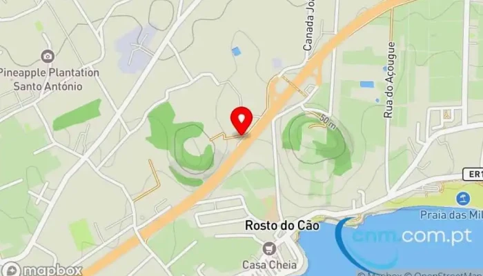mapa de Cacifo Locky Armários inteligentes para encomendas em Ponta Delgada