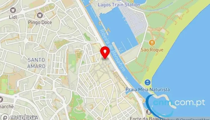 mapa de Cacifo Locky Armários inteligentes para encomendas em Lagos