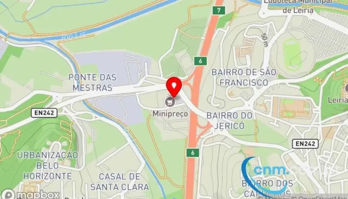 mapa de Cacifo Locky Armários inteligentes para encomendas em Leiria