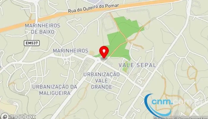 mapa de Cacifo Locky Armários inteligentes para encomendas em Leiria