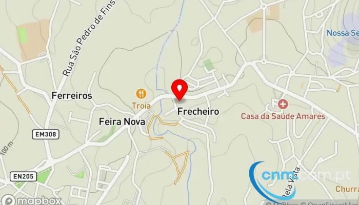 Camara Municipal De Amares Mapa - Amares