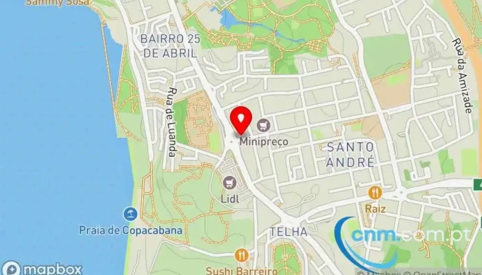 Casa Brito -  Mapa - Barreiro