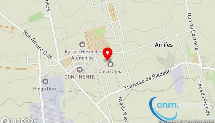 Casa Cheia Arrifes -  Mapa - Arrifes