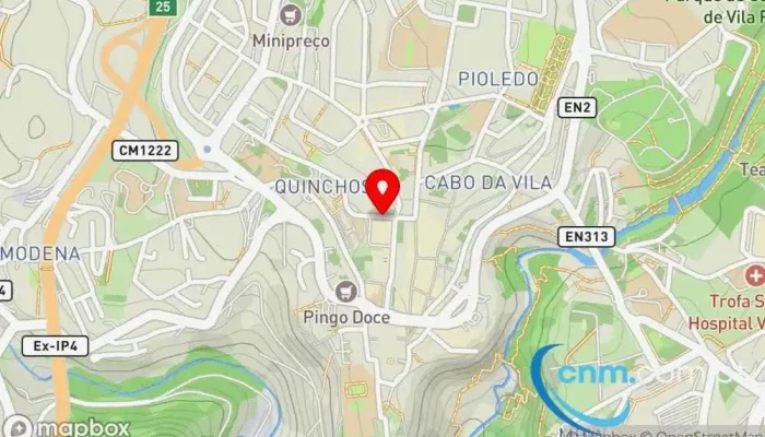 mapa de Casa dos Correios | City Nature Alojamento independente em Vila Real
