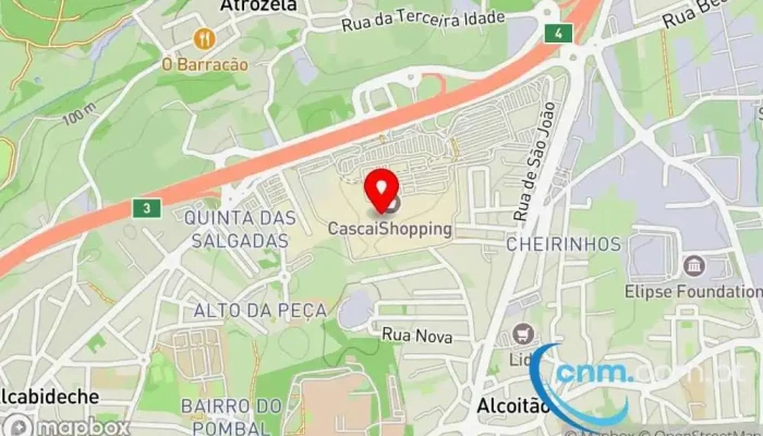 Cascaishopping Mapa - Alcabideche