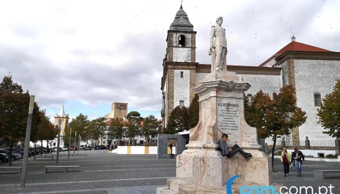 Castelo De Castelo De Vide -  Estatua De D Pedro V - Castelo De Vide