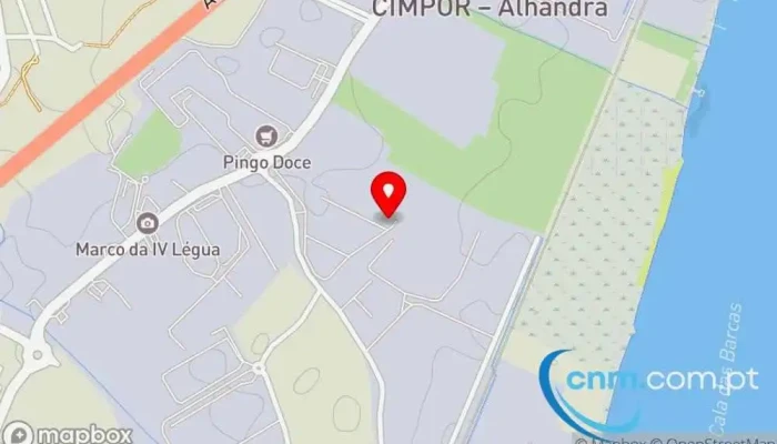 Centro De Distribuicao Dos Ctt Alverca Mapa - Alverca Do Ribatejo