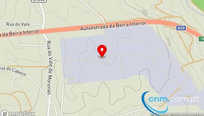 mapa de Centro de Distribuição Postal de Abrantes Correio em Abrantes