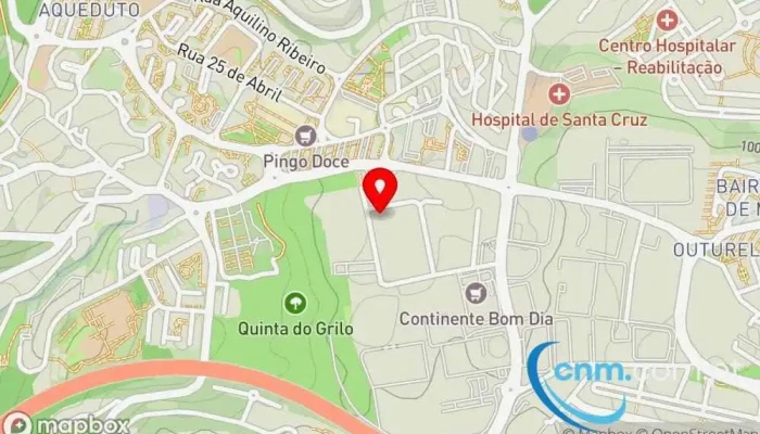mapa de Centro De Distribuição Postal De Linda A Velha Correios em Carnaxide