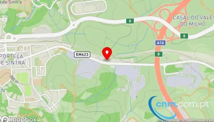 mapa de Centro De Distribuição Postal Sintra / Mem Martins Correio em Sintra