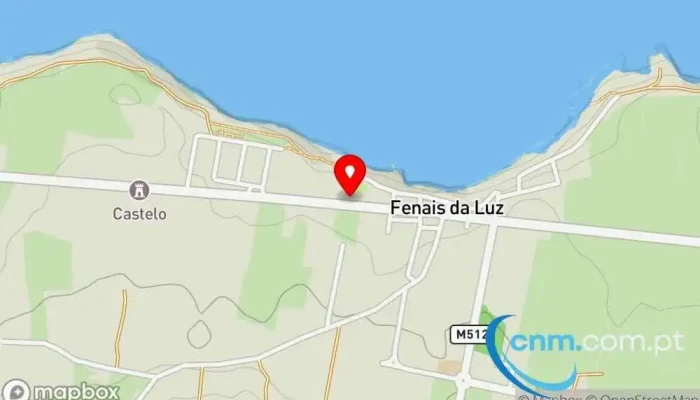 mapa de Centro de Saúde dos Fenais da Luz Posto de saúde comunitário em Fenais da Luz