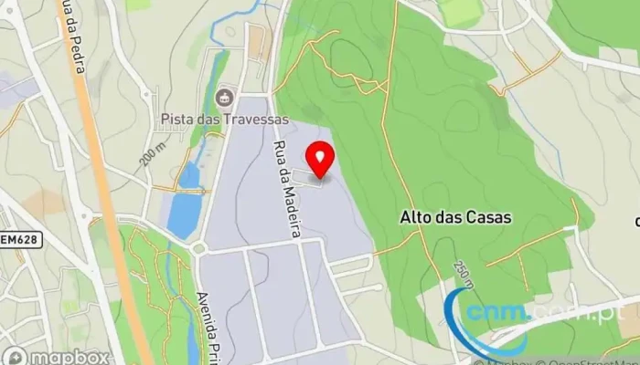 mapa de Centro Distribuição Postal CTT 3700 S. João da Madeira Correios em São João da Madeira