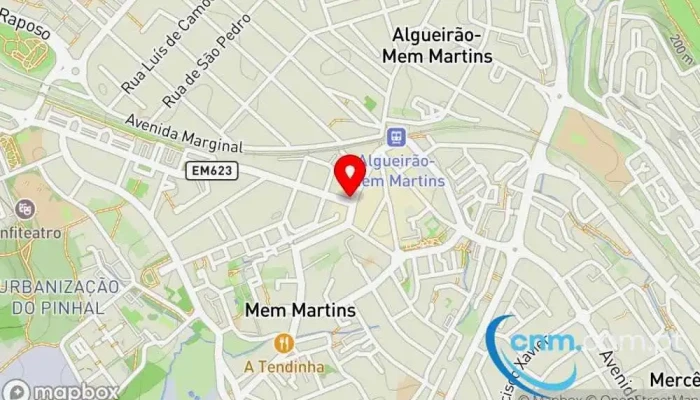 Chaby -  Mapa - Algueirão-mem Martins