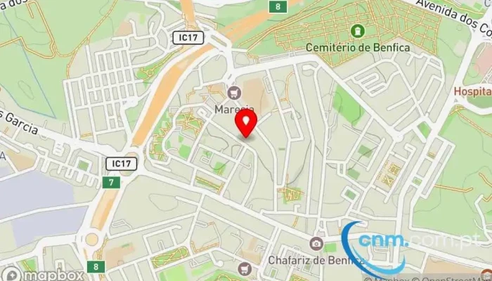 Continente Bom Dia Augusto Costa -  Mapa - Lisboa
