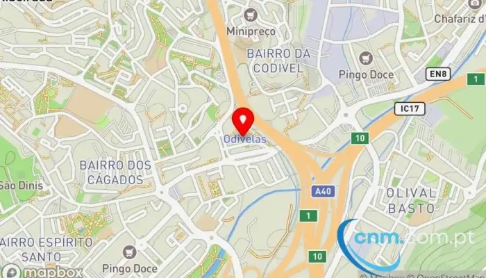Continente Bom Dia -  Mapa - Odivelas