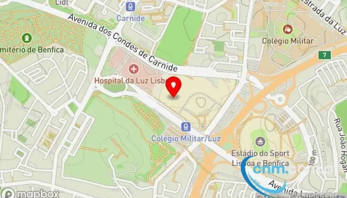 Continente -  Mapa - Lisboa