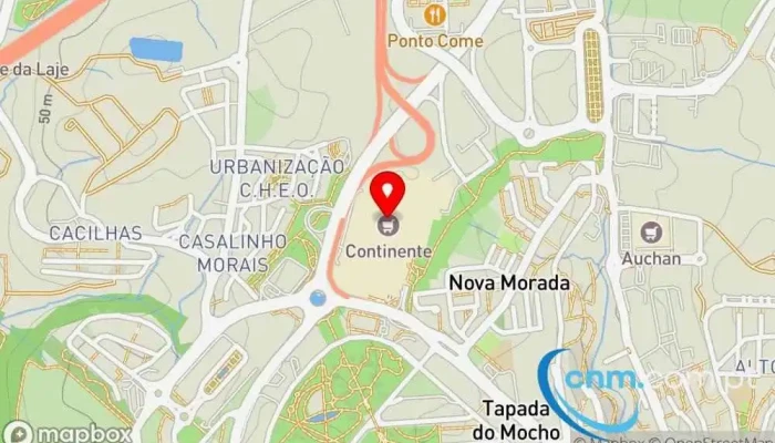 Continente -  Mapa - Oeiras