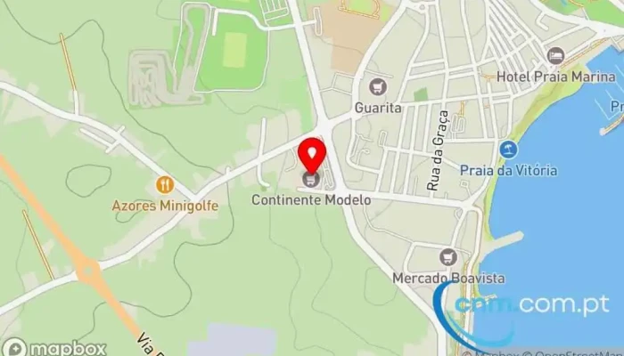 Continente Modelo Praia Da Vitoria Mapa - Praia Da Vitória