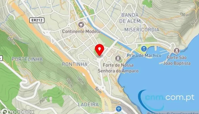 mapa de Correios CTT Correios em Machico
