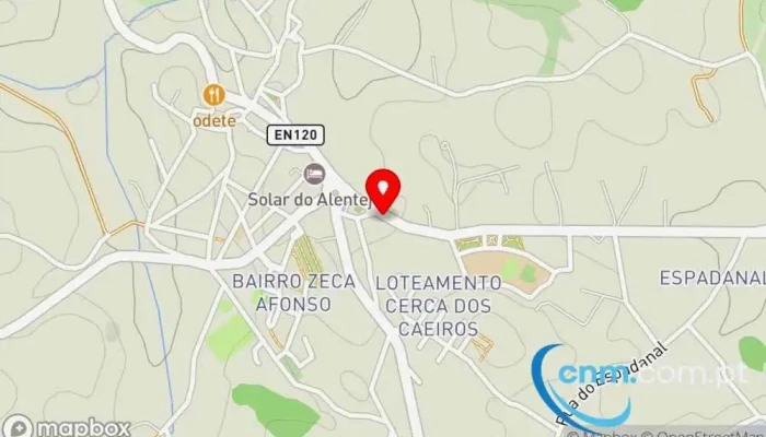mapa de Correios de Cercal do Alentejo Correios em Largo dos Caeiros 18