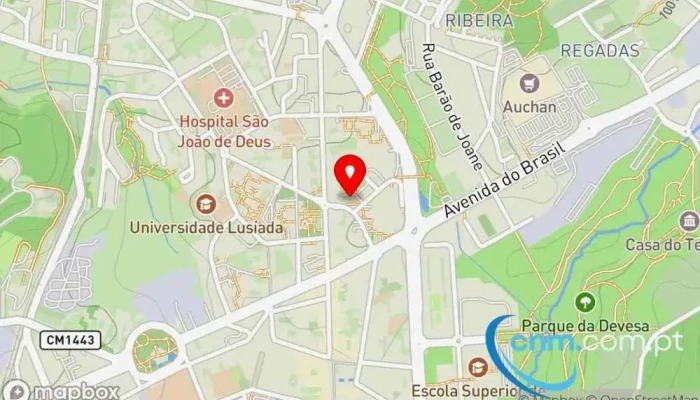 mapa de Correios de Famalicão Correios em Vila Nova de Famalicão