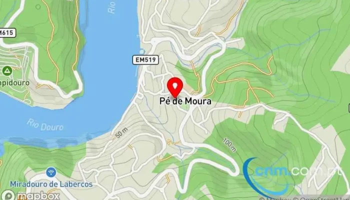 Correios De Pe De Moura -  Mapa - Lomba