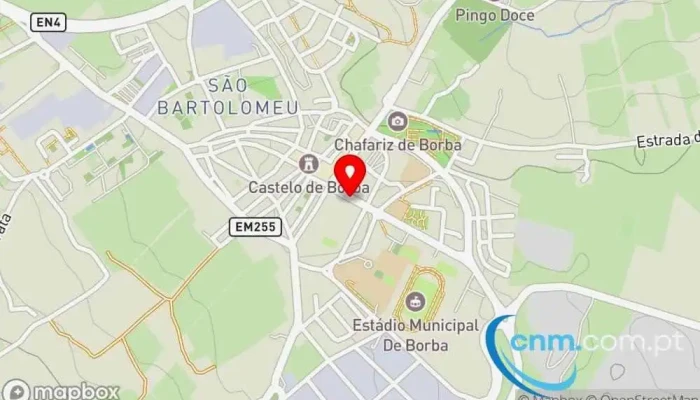 mapa de Correios Correios em Borba