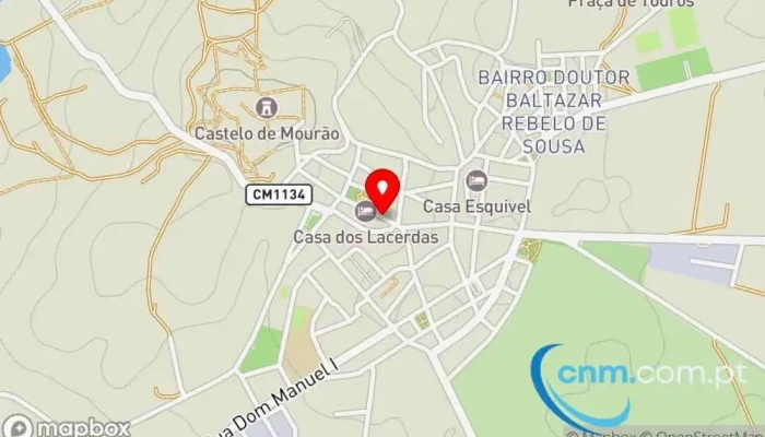 mapa de CORREIOS  em Mourão