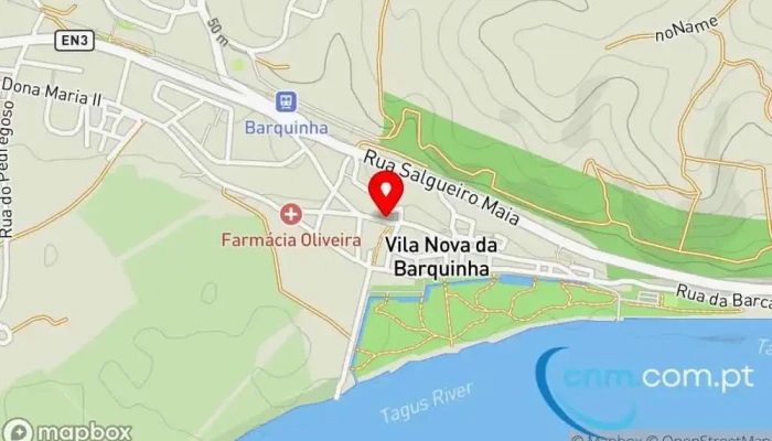 mapa de Correios Assessoria contábil em Vila Nova da Barquinha