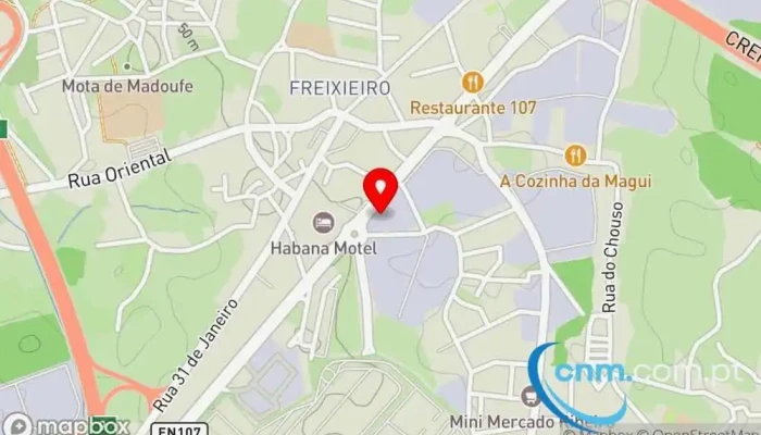 Correios -  Mapa - Perafita