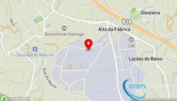 Correios -  Mapa - Santiago De Riba-ul