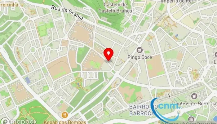 mapa de Correios New Storm - Castelo Branco Correios em Castelo Branco