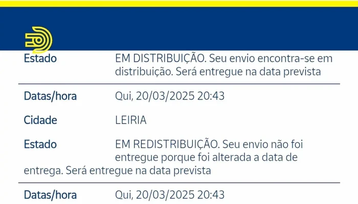 Correos Express Portugal -    Leiria Servico De Entregas Expresso - Leiria