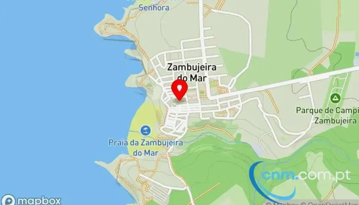 Costa Alentejana -  Mapa - Zambujeira Do Mar