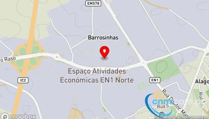 mapa de CTT - centro distribuição Correio em Águeda