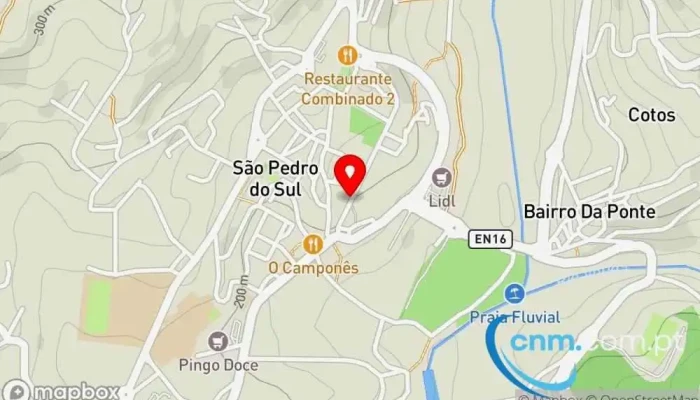 mapa de CTT - Correios de Portugal Correios em São Pedro do Sul