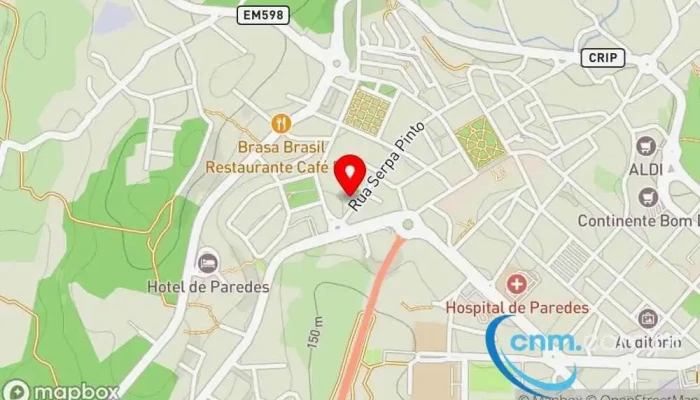 Ctt -    Estacao Dos Correios De Paredes Mapa - Paredes