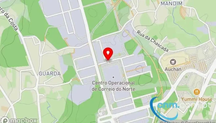 mapa de CTT- CPL-N Correios em Barca