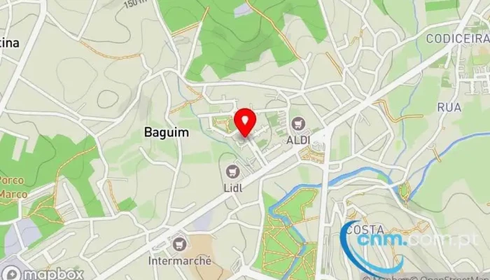 mapa de CTT ALFENA Correios em Alfena
