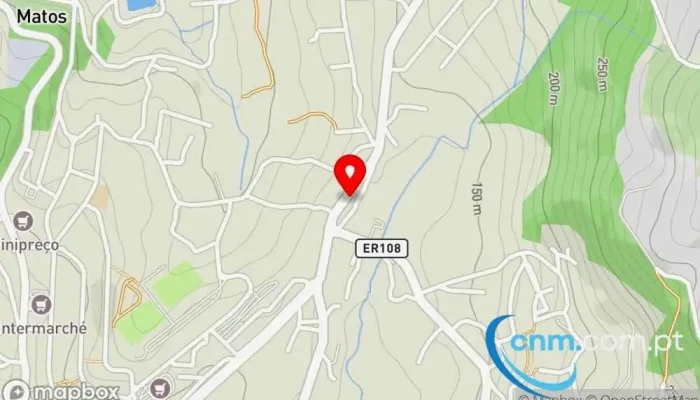 mapa de CTT Alpendurada Correio, Correios em Alpendorada