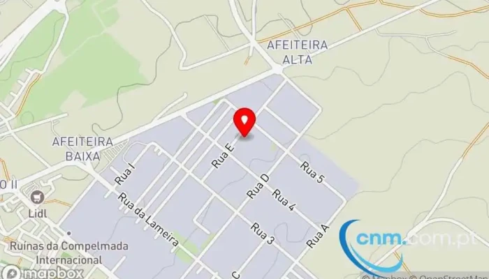 mapa de CTT-CDP 7520 Sines Correio em Sines