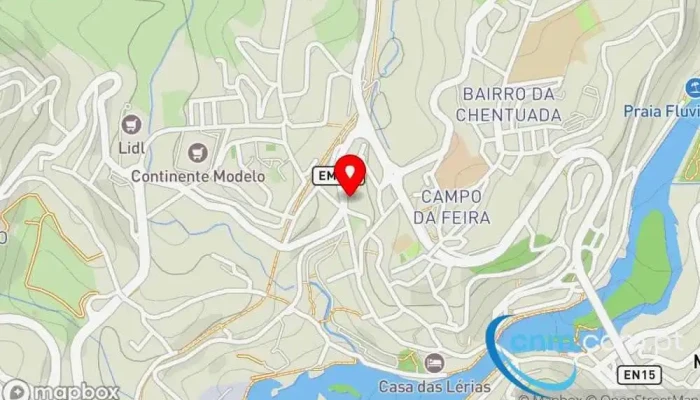 mapa de CTT Central em Santa Luzia - Amarante Correio em Amarante