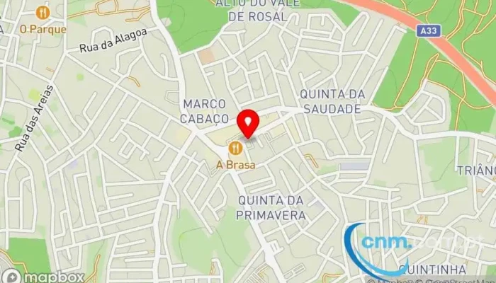 mapa de CTT Charneca da Caparica Banco, Caixa eletrônico, Banco de investimentos, Banco de poupança em Almada